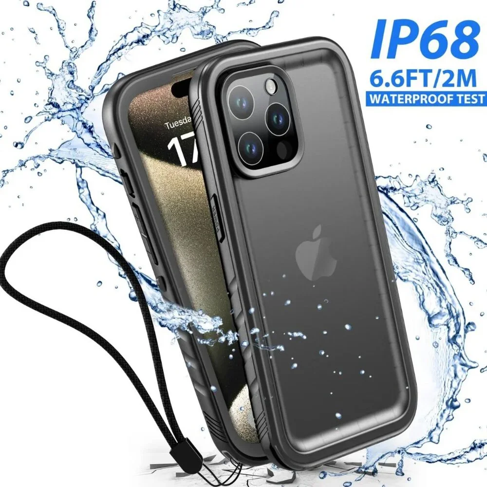 Sportlink Waterproof Case iPhone 15 Pro Max Shockproof ScreenProtectorCover NEW